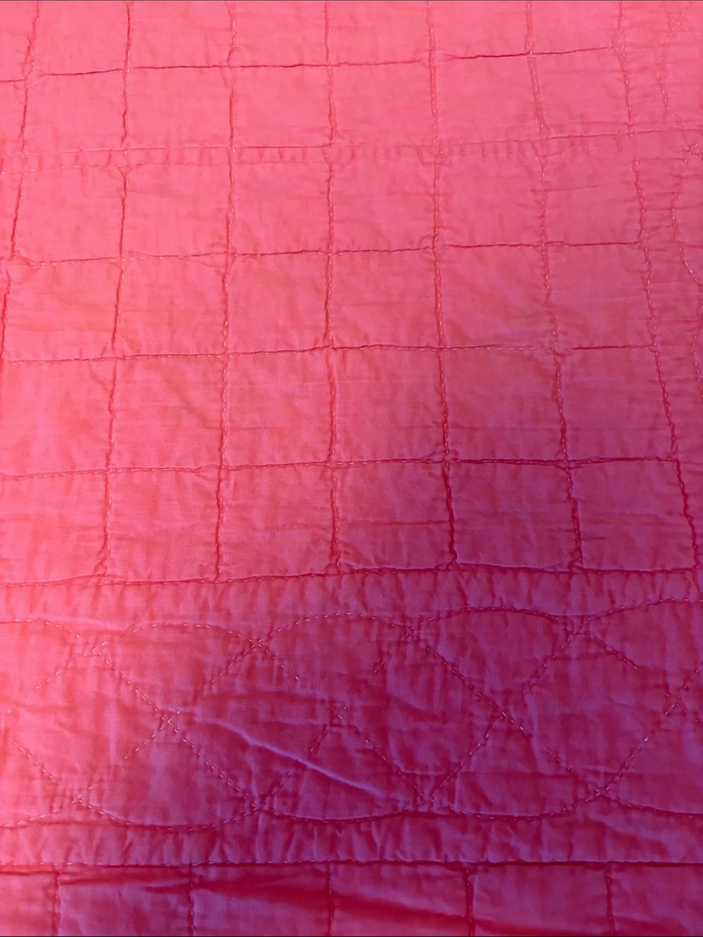 Vintage Pink Patchwork Quilt - Charming Multicolor Design